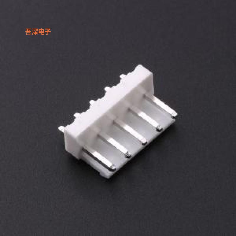 A396E1L1-2Y5P11 |VH3.96 1x5P 直插线对板针座插件,P=3.96mm