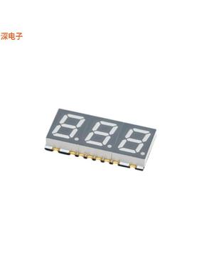 OPS-T3915LR-BW |原装全新0.39 Triple Digit SMD  7-Segm