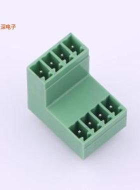 KF2EDGVT-3.81-2*4P |绿保插拔式接线插件,P=3.81mm