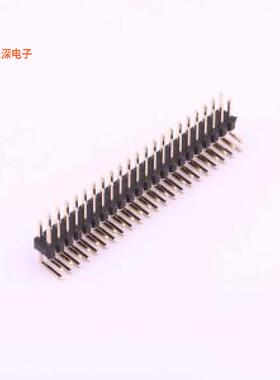X6521WR-2x22H-C60D30|高镀金 抗氧化排针弯插,P=2.54m
