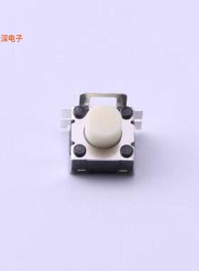 TA3-3W2-V-T/R |轻触侧压贴片轻触 带支架 白色键/