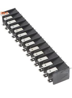 A202213B3 |隔板接线座CONN BARRIER STRP 13CIRC 0.375