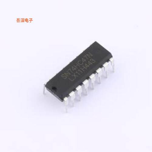 SN74HC47N(LX) |原装DIP-16数码管驱动