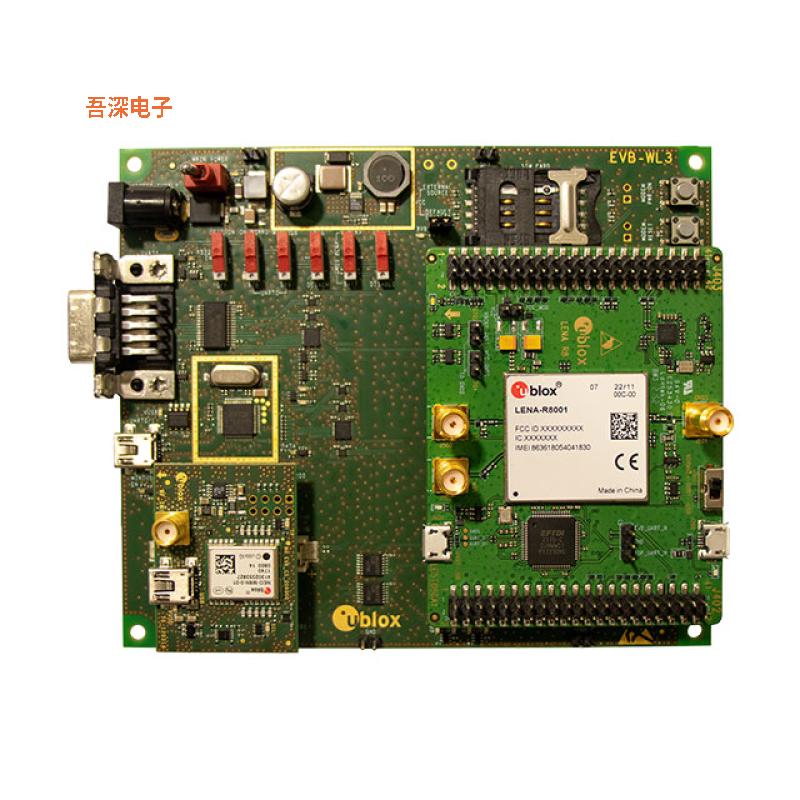 EVK-R8001-00C |蜂窝,GNSSEVAL, LENA-R8001 LTE CAT 1BIS