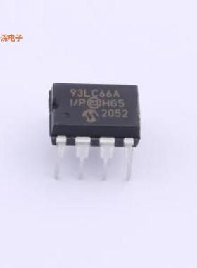 93LC66A-I/P |原装PDIP-8IC EEPROM 4KBIT MICROWIRE 8DIP