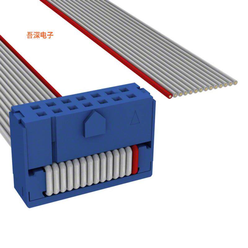 C1DXS-1436G |插口至线缆IDC CABLE - CKR14S/AE14G/X