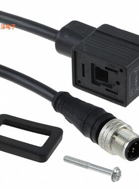 1210360791 |原装全新DIN 11MM AC BLK PUR 2M MIC