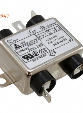05DBAG5 |单相LINE FILTER 115V/250VAC 5A CHASS