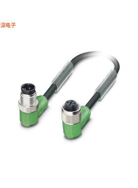 1668739 |插座，直角CBL 4POS RCPT RA TO PLUG 4.92'