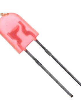 HLMP-HG74-XY0DD |红色 RED DIFFUSED 5MM OVAL T/H