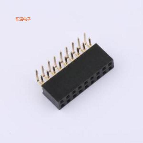 X6521FR-2x09-C85D32 |原装弯插,P=2.54mm排母