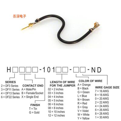 H2ABG-10108-B8 |原装全新JUMPER-H1503TR/A3048B/H1501TR 8