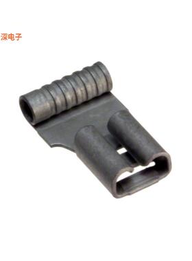 0190080002 |成角度 - 90°，旗形CONN QC RCPT 18-22AWG 0.187