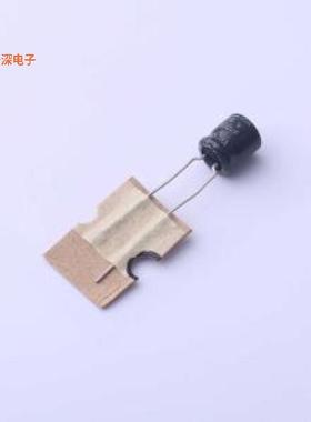 SRA16V100M6.3*7 5.0TP |原装插件,D6.3xL7.5mm直插铝电解