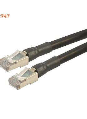 TRD695ODS-50 |圆形线缆RJ45 C6 F/UTP PE BLK 50F