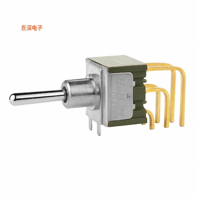 M2024SA2G40 |通孔，直角，垂直SWITCH TOGGLE SP3T 0.4VA 28V