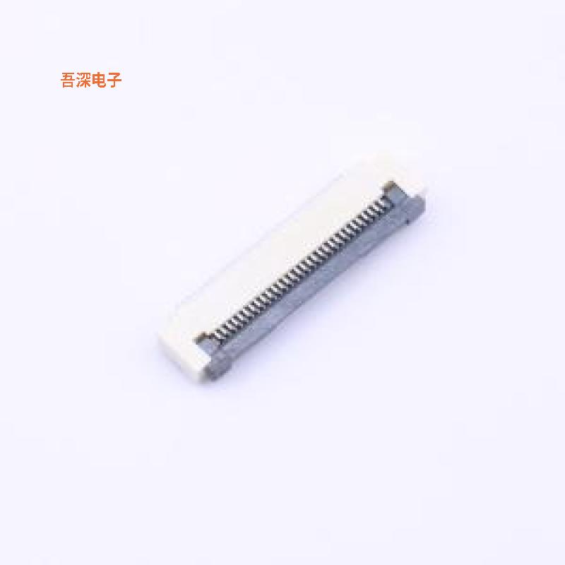 0.5K-DX-30PWBG |后翻盖式FFC/FPCSMD,P=0.5mm,卧贴