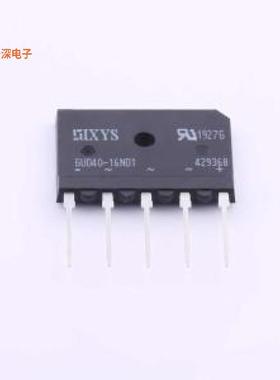 GUO40-16NO1 |原装SIP-5BRIDGE RECT 3P 1.6KV 40A GUFP