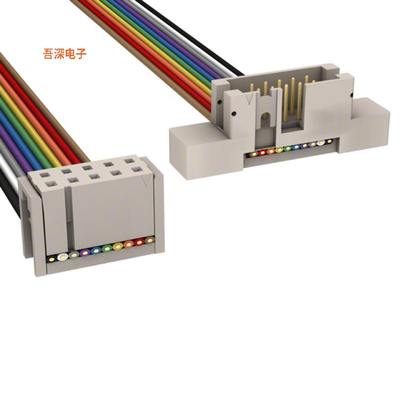 M3AWK-1036R |插口至插头IDC CABLE - MSC10K/MC10M/MPL10K