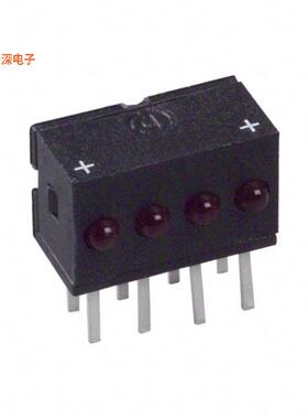 5554003F|红色（x 4） CBI 2MM QUAD RED R