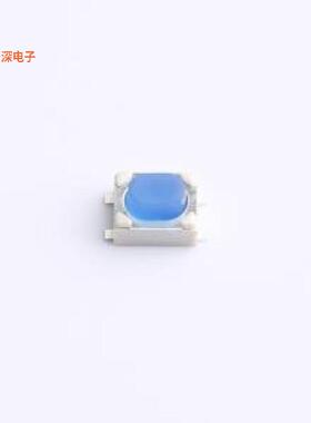 HX 3x4x2.5PA-B 250gf|轻触四脚蓝色硅胶电子烟鸭