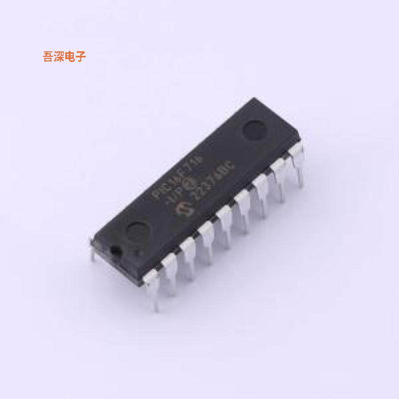 PIC16F716-I/P |原装PDIP-18IC MCU 8BIT 3.5KB FLASH 18DIP