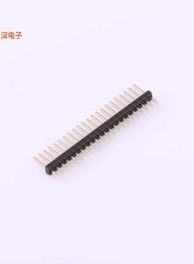 X1311WV-22J-C40D24 |(X1311)1.27单排单塑排针插件,P=1.27mm