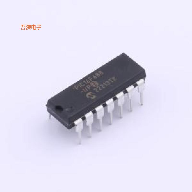 PIC16F688-I/P |原装PDIP-14IC MCU 8BIT 7KB FLASH 14DIP