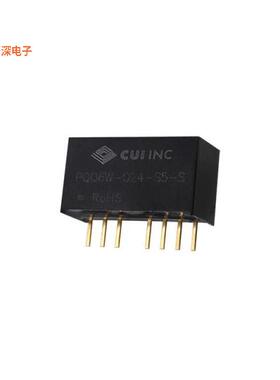 PQQ6W-Q24-D12-S |原装全新DC-DC ISOLATED, 6 W, 9~36 VDC IN
