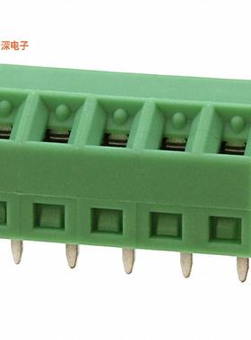 1728310/正TERM BLOCK 5POS 55DEG 3.81MM PCB品