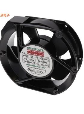 UF15PC23-BWHNR |230VACFAN AXIAL 172X51MM 230VAC WIRE