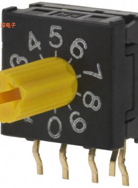 FR01KC10H-S |BCD 补码SW ROTARY DIP BCD COMP 0.1A 5V