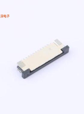 YTC10251-124R-0WLW|K型卧式FFC/FPCSMD,P=1mm,卧