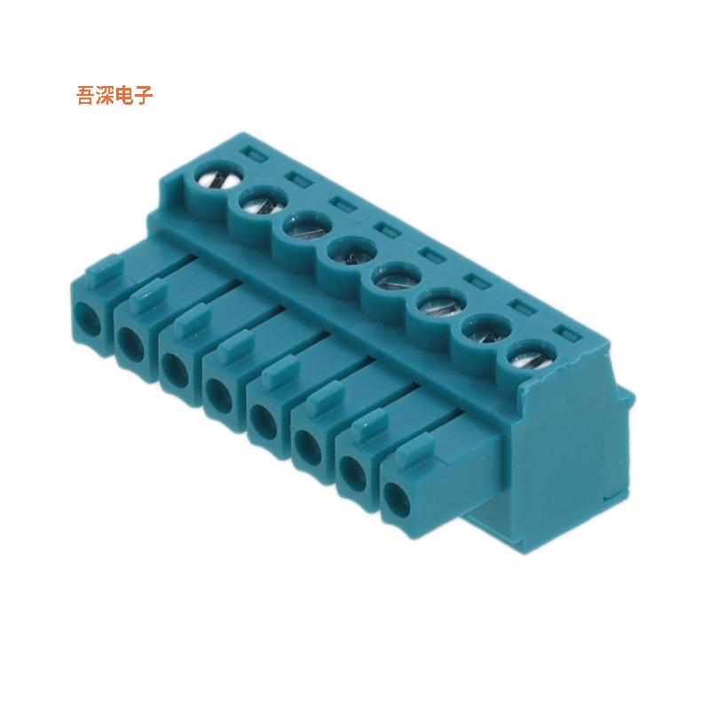 TBP03P3-350-08BE |插头，母插口TERM BLOCK PLUG 8POS 3.50MM
