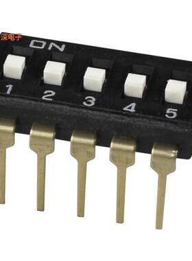 DS04-254-1L-05BK |SPSTSWITCH SLIDE DIP SPST 0.025A 24V