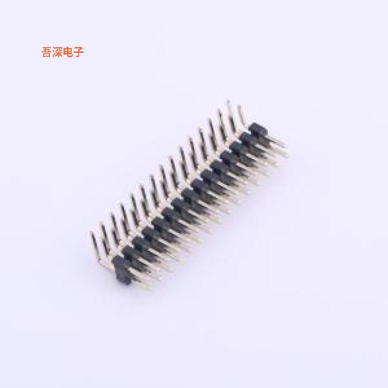 X4621WR-2x15I-C40D28 |原装弯插,P=2mm排针