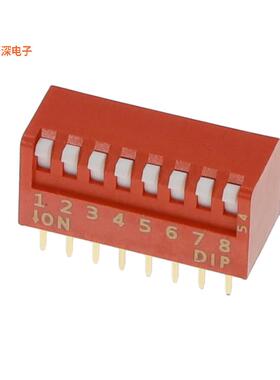 DBP 2008 N |SPSTDUAL-IN-LINE-SWITCH, PIANO-TYPE,