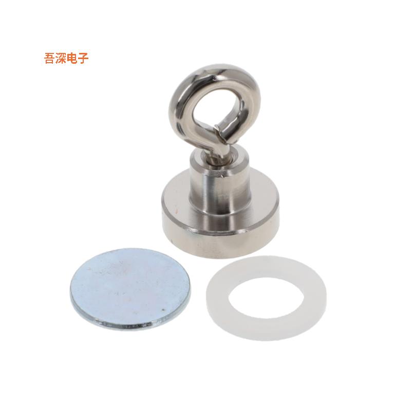 E1041/NEO |圆柱形NDFEB SHALLOW POT 16X4.5MM M4 W/