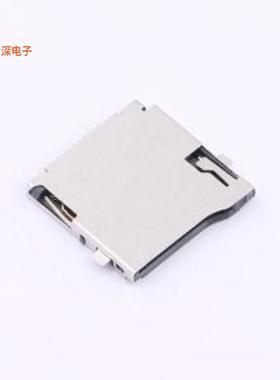 TFC6A-N1S1-2000-A |TF卡座沉板6A 正贴SD卡/SMD