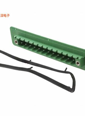1899087 |接头，公引脚TERM BLK 12POS GREEN