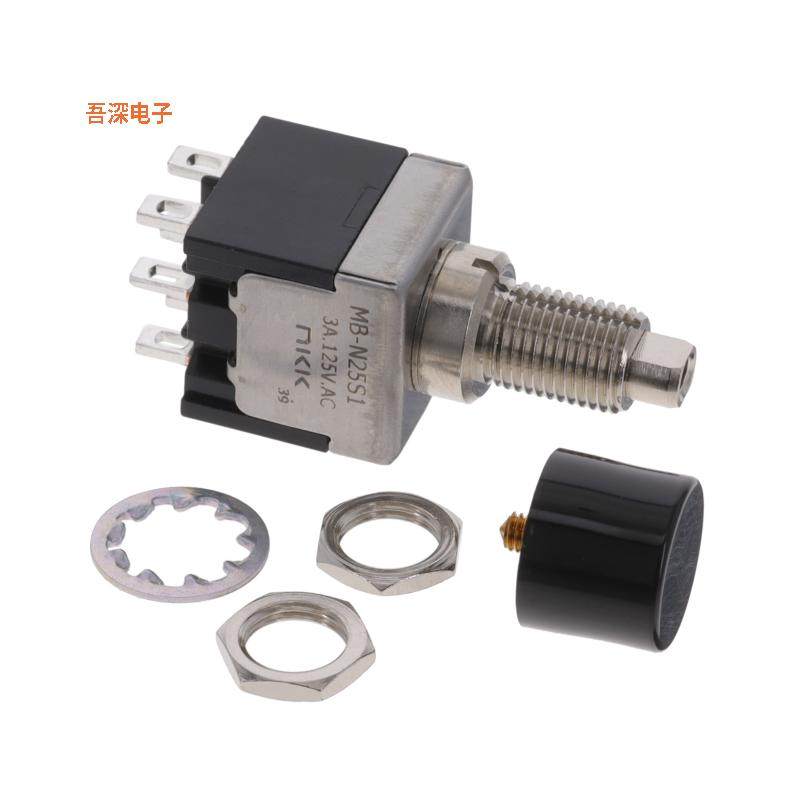 MBN25SS1W01-CA |原装全新BUSHING MOUNT MINIATURE PUSHBUTT