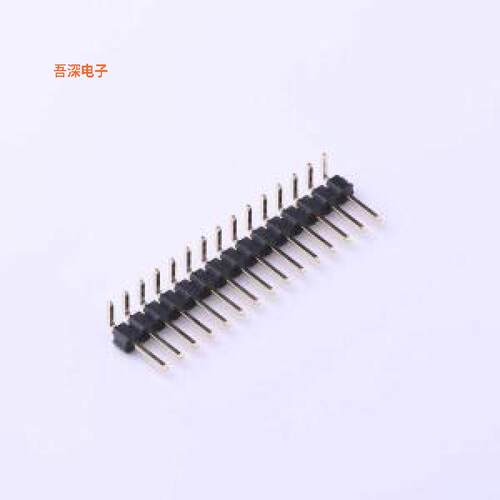 X6511WR-15H-C60D30R2 |高镀金 抗氧化排针弯插,P=2.54mm