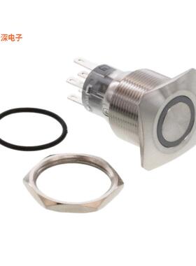 PVS7F2HSS331 |前面板安装SWITCH PB DPDT 2A 24V