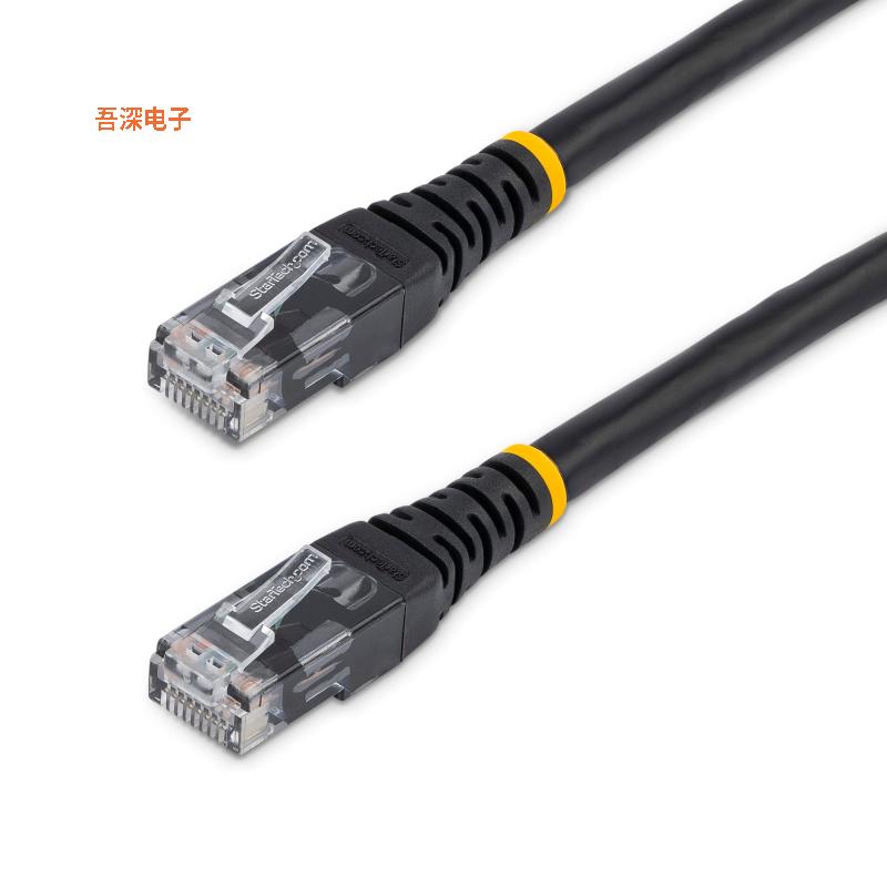C6PATCH100BK |原装全新BLACK MOLDED CAT6 PATCH CABLE