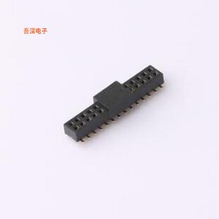 F321 带定位柱 镀金3U排母SMD P=1.27m 1214A4CMUB2