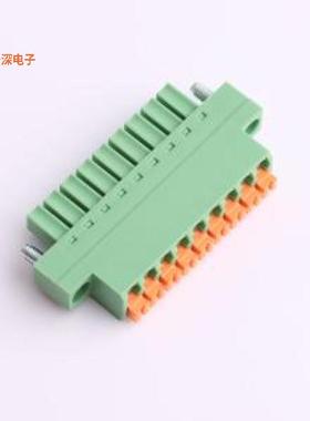 DB2EKNM-3.5-9P-GN |原装插件,P=3.5mm插拔式接线