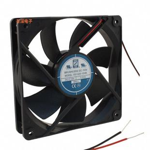 12HB 12VDC 12VDCFAN 120X25MM WIRE AXIAL OD1225