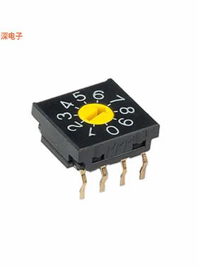 FR01FC10P-W-S |BCD 补码SW ROTARY DIP BCD COMP 0.1A 5V