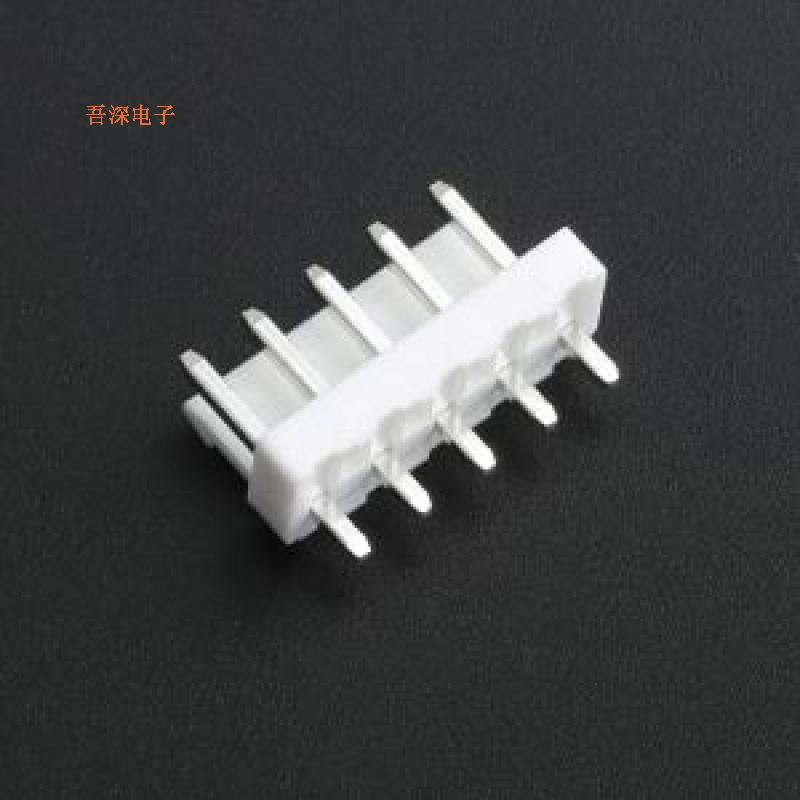 WAFER-VH396Z-5A |线对板针座VH 3.96mm 1x5P 直针 带扣