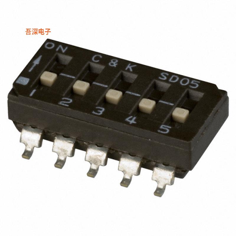 SD05H0SB |SPSTSWITCH SLIDE DIP SPST 0.1A 25V